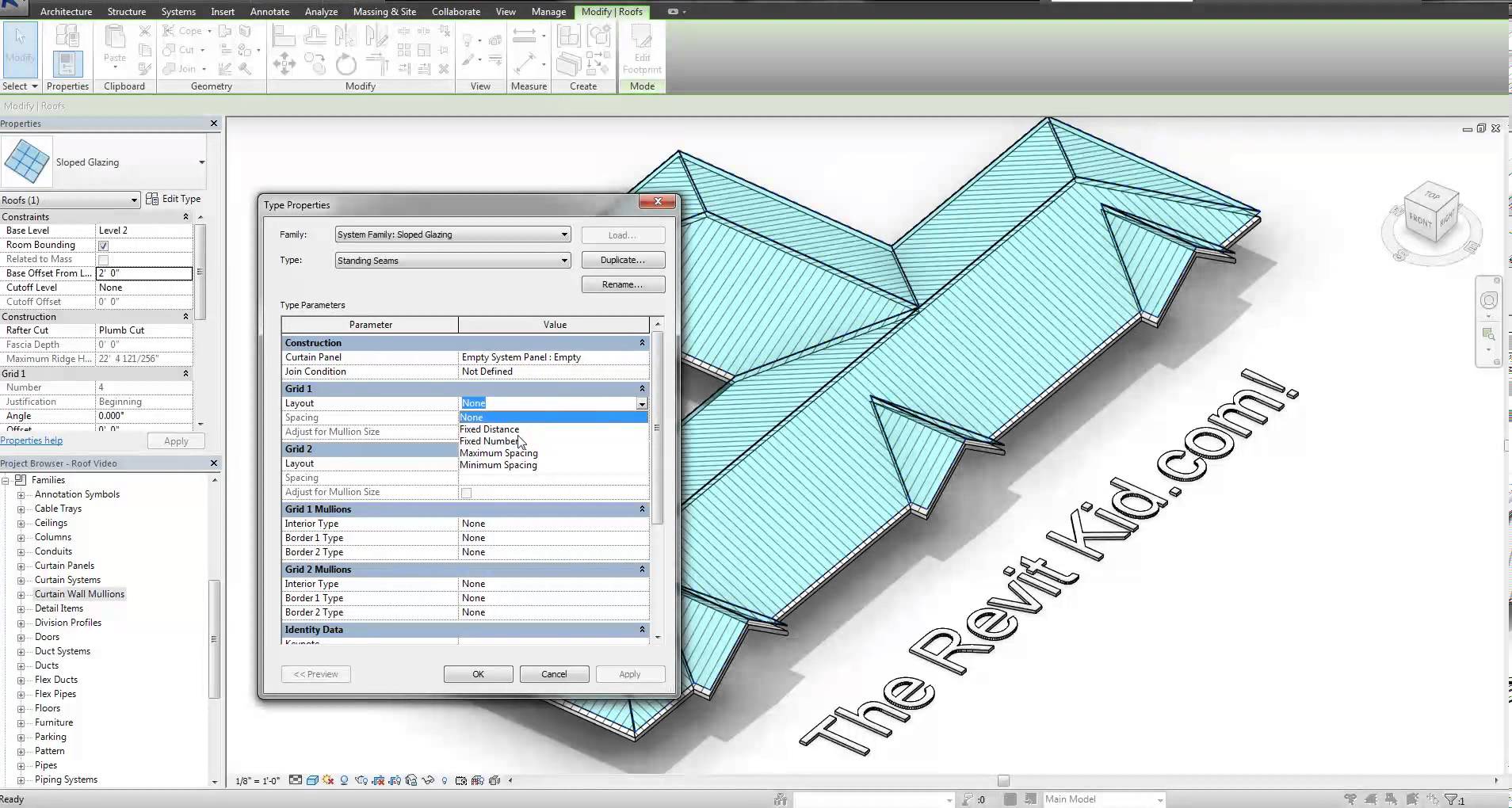 Revit Tutorial - 3D Standing Seam Metal Roof in 6 Minutes! - Revit news