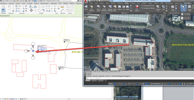 AutoCAD to Revit - GEOLOCATION