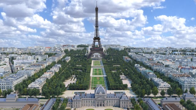 In time for the 2024 Summer Olympics, Paris plans to change the way people experience the Eiffel Tower. (Image courtesy of Autodesk.)