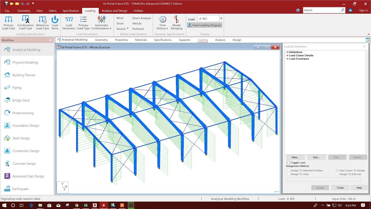 free steel portal frame design software