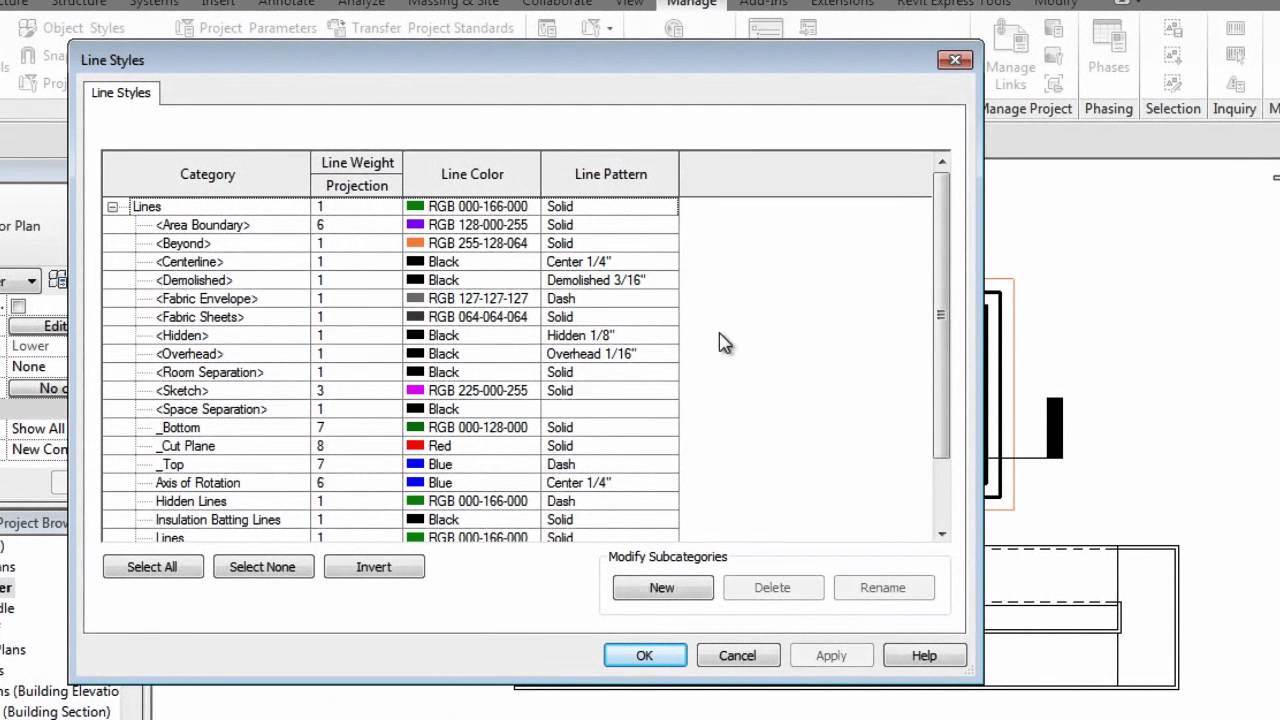 view depth in revit