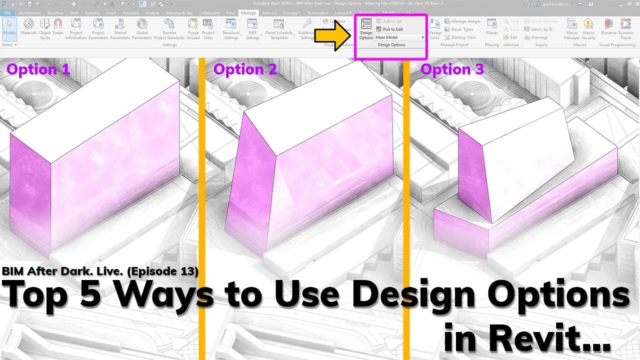 Top 5 Ways to Use Design Options in Revit Revit news