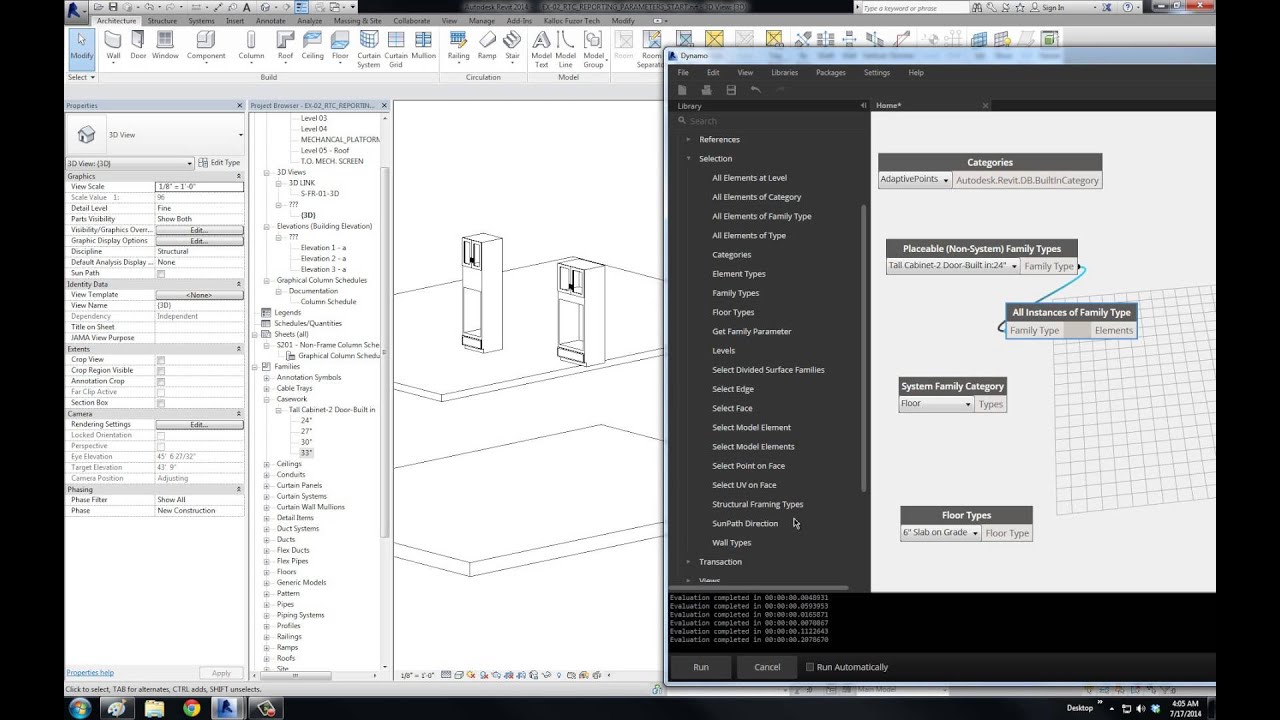selecting type vs placeable family in Dynamo - Revit news